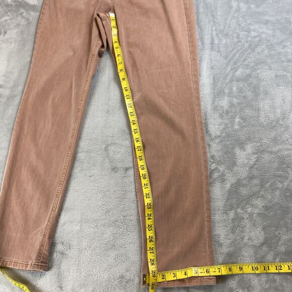 J Jill Denim Jeans Womens 9 Tall Terra Cotta High Rise Cropped Casual Pants - Picture 4 of 9